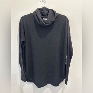 Sweet Romeo Classic Black cowl turtleneck sweater SOFT!! Size small